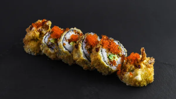 Crab roll su minkštakiaučiu krabu (6 vnt.)