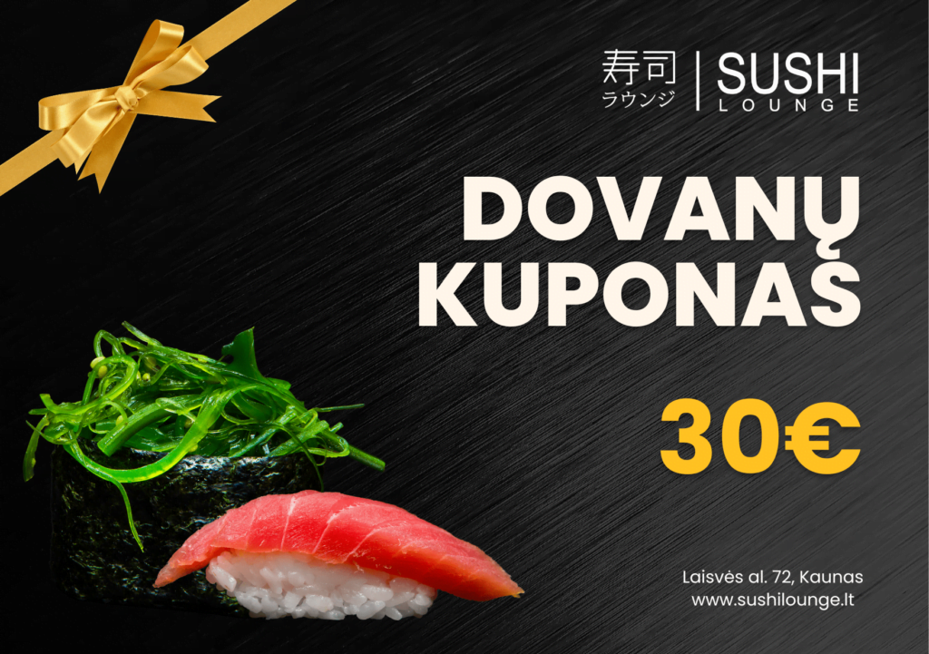 Dovanų kuponas 30 €